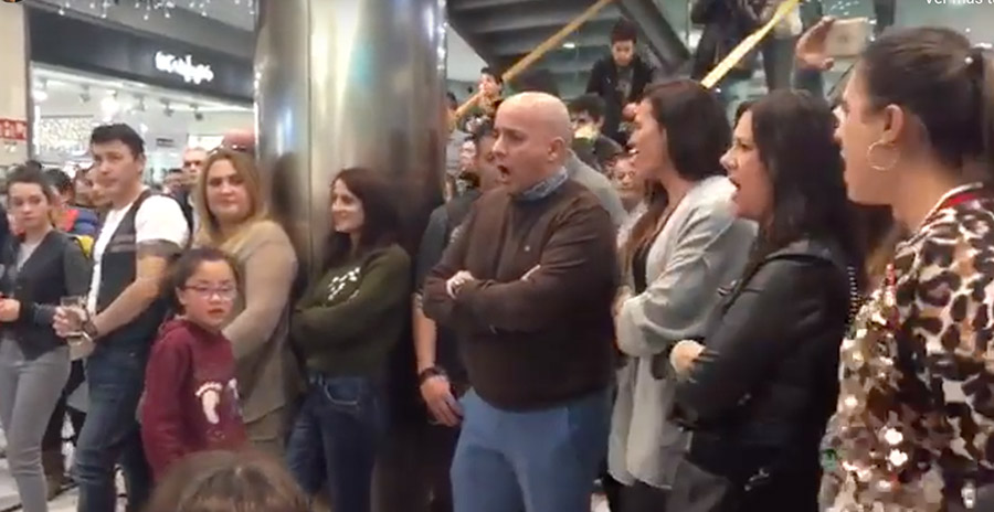 Flashmob en CC Berceo de Logroño